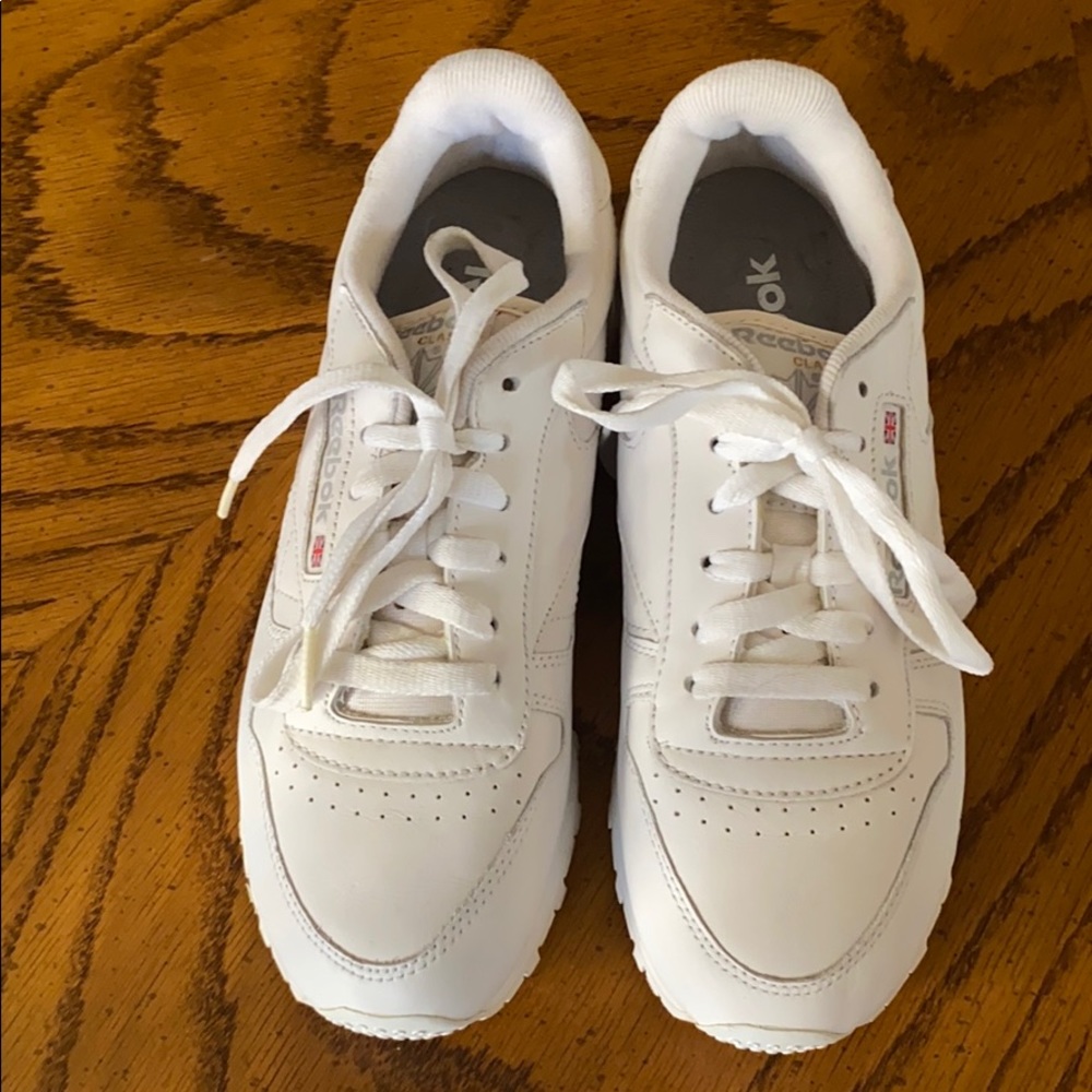 White Reeboks